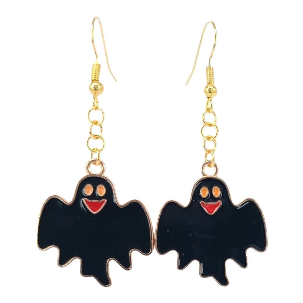 Black Ghost Earrings 👻 Spooky Halloween Jewelry